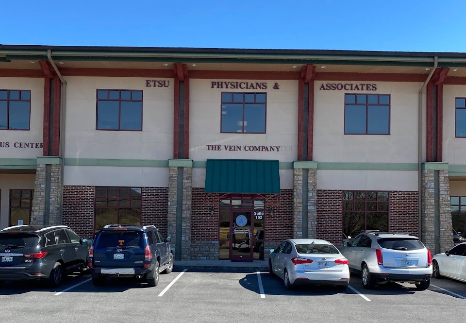 Street view of The Vein Company clinic in Kingsport, TN